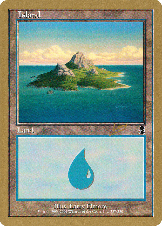 Island (rl337) (Raphael Levy) [World Championship Decks 2002] | PLUS EV GAMES 