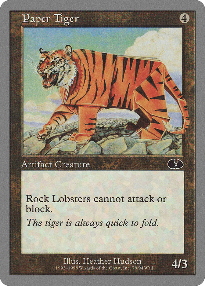 Paper Tiger [Unglued] | PLUS EV GAMES 