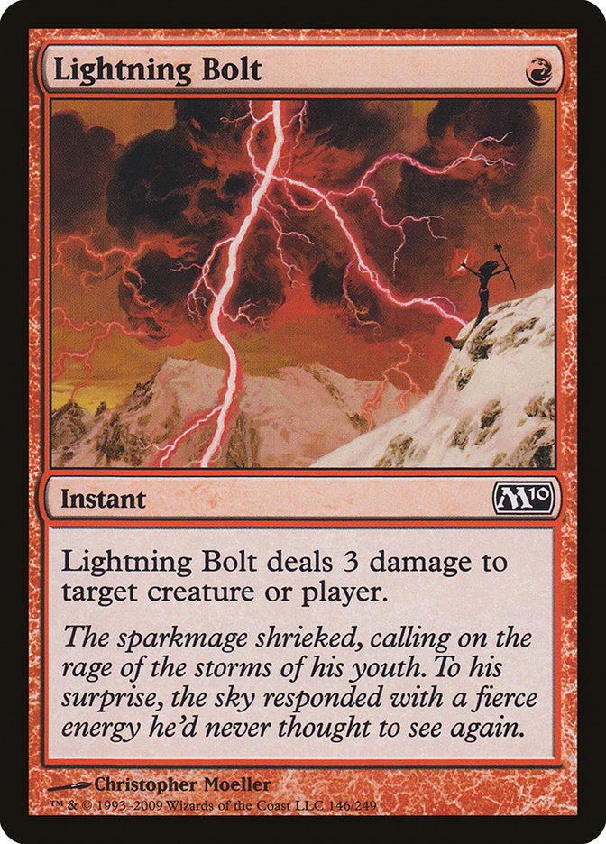 Lightning Bolt [Magic 2010] | PLUS EV GAMES 