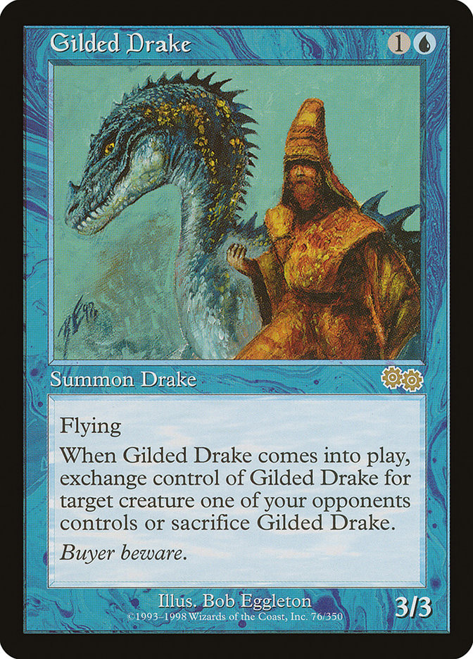 Gilded Drake [Urza's Saga] | PLUS EV GAMES 