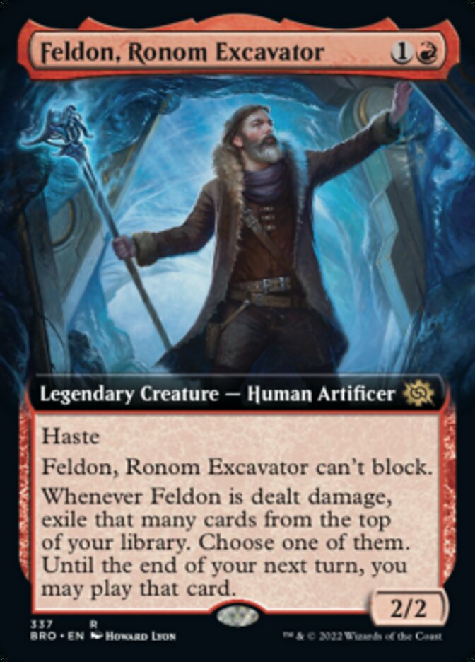 Feldon, Ronom Excavator (Extended Art) [The Brothers' War] | PLUS EV GAMES 