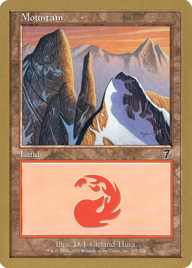 Mountain (jt337) (Jan Tomcani) [World Championship Decks 2001] | PLUS EV GAMES 