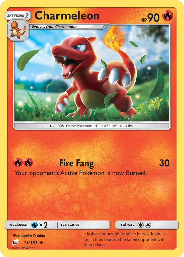 Charmeleon (13/181) [Sun & Moon: Team Up] | PLUS EV GAMES 