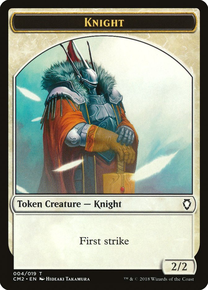 Knight [Commander Anthology Volume II Tokens] | PLUS EV GAMES 