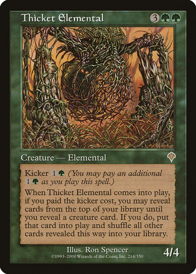 Thicket Elemental [Invasion] | PLUS EV GAMES 