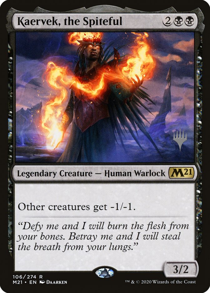 Kaervek, the Spiteful (Promo Pack) [Core Set 2021 Promos] | PLUS EV GAMES 