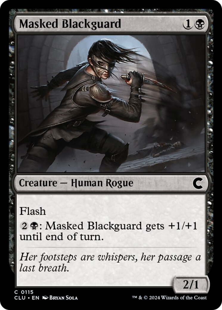 Masked Blackguard [Ravnica: Clue Edition] | PLUS EV GAMES 