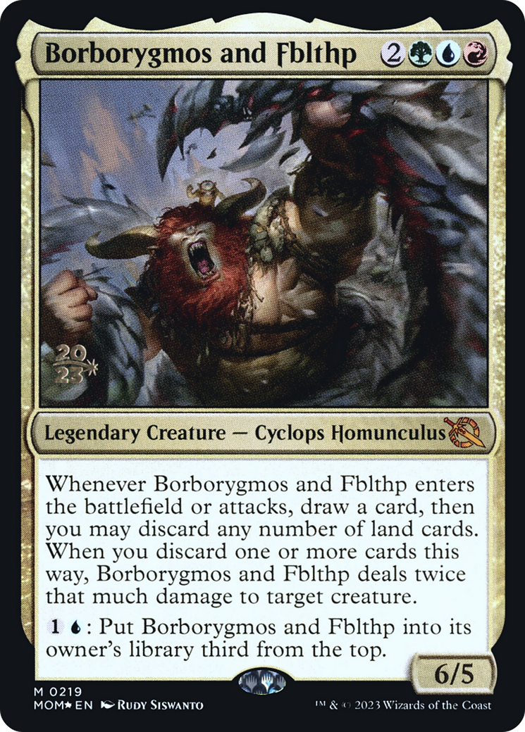 Borborygmos and Fblthp [March of the Machine Prerelease Promos] | PLUS EV GAMES 