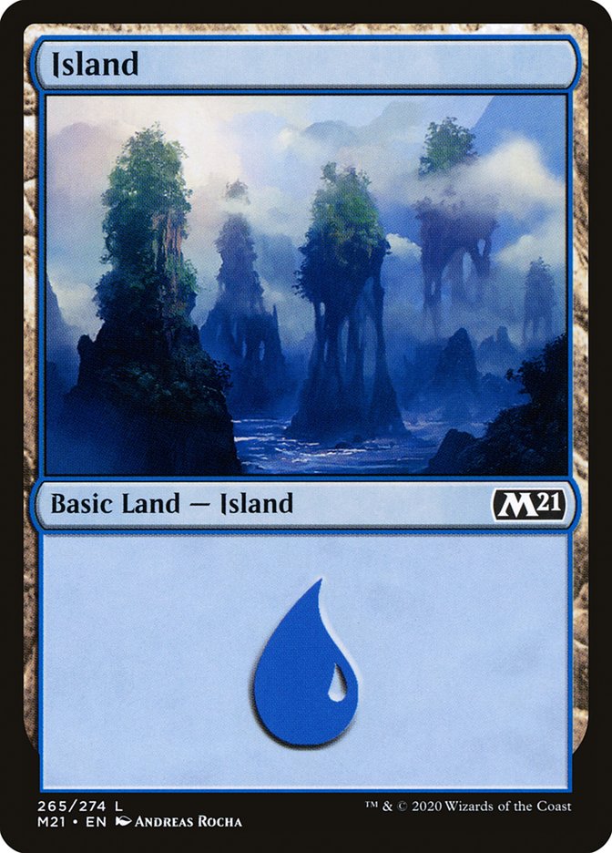 Island (265) [Core Set 2021] | PLUS EV GAMES 