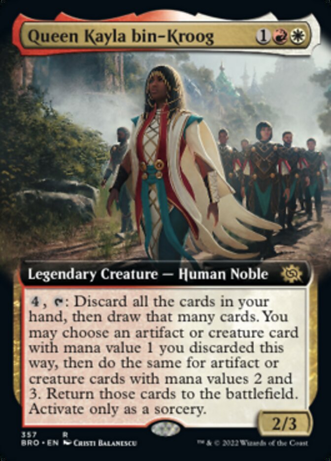 Queen Kayla bin-Kroog (Extended Art) [The Brothers' War] | PLUS EV GAMES 