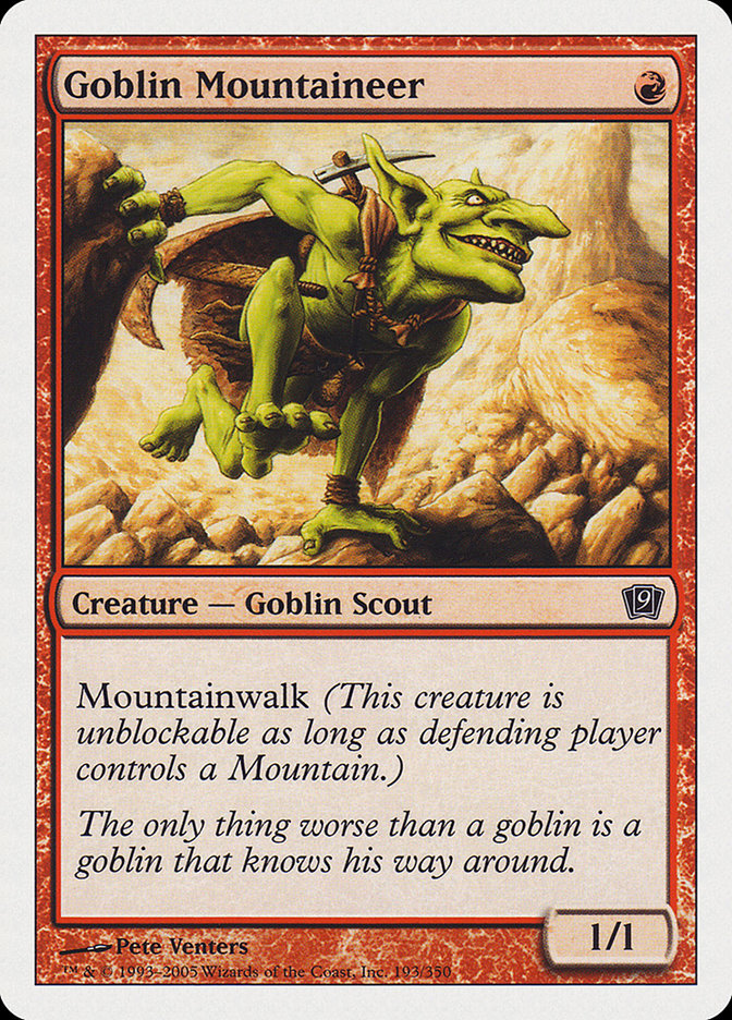 Goblin Mountaineer [Ninth Edition] | PLUS EV GAMES 