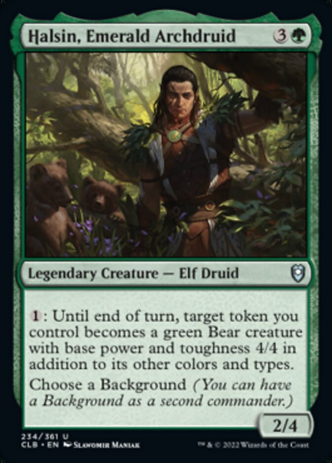 Halsin, Emerald Archdruid [Commander Legends: Battle for Baldur's Gate] | PLUS EV GAMES 