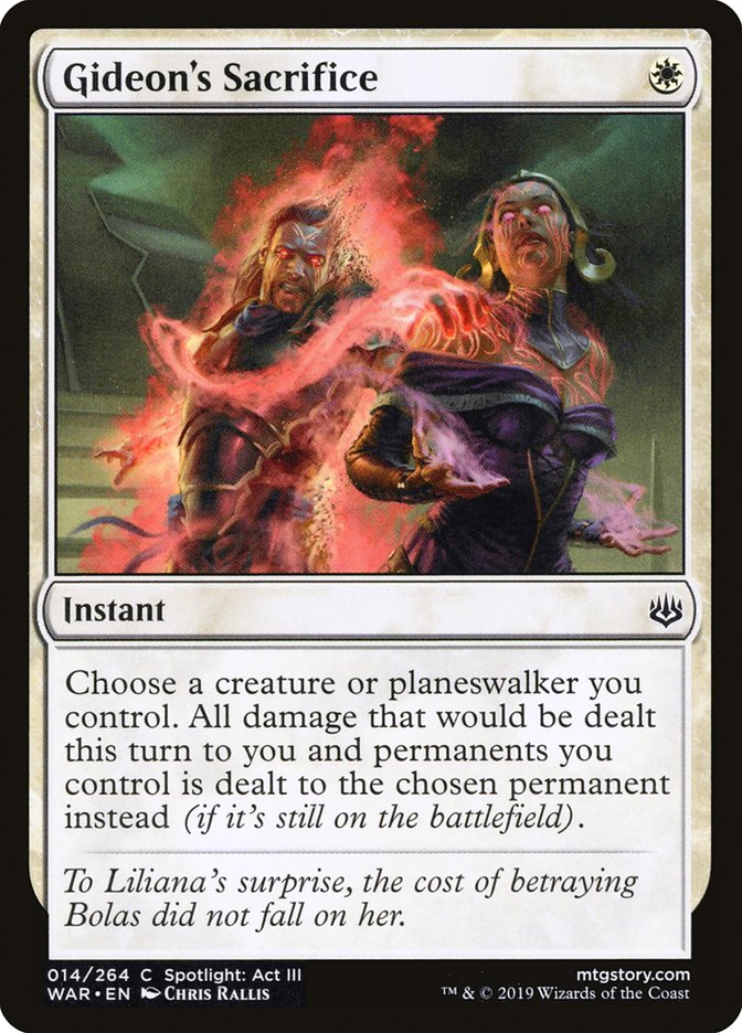 Gideon's Sacrifice [War of the Spark] | PLUS EV GAMES 