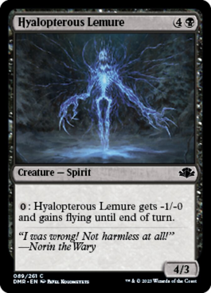 Hyalopterous Lemure [Dominaria Remastered] | PLUS EV GAMES 