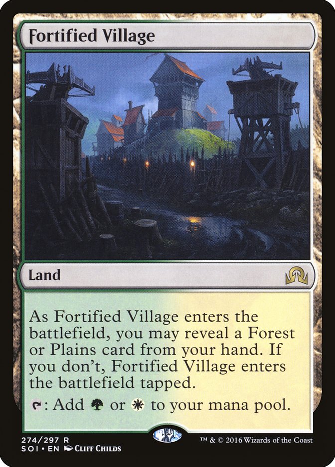 Fortified Village [Shadows over Innistrad] | PLUS EV GAMES 