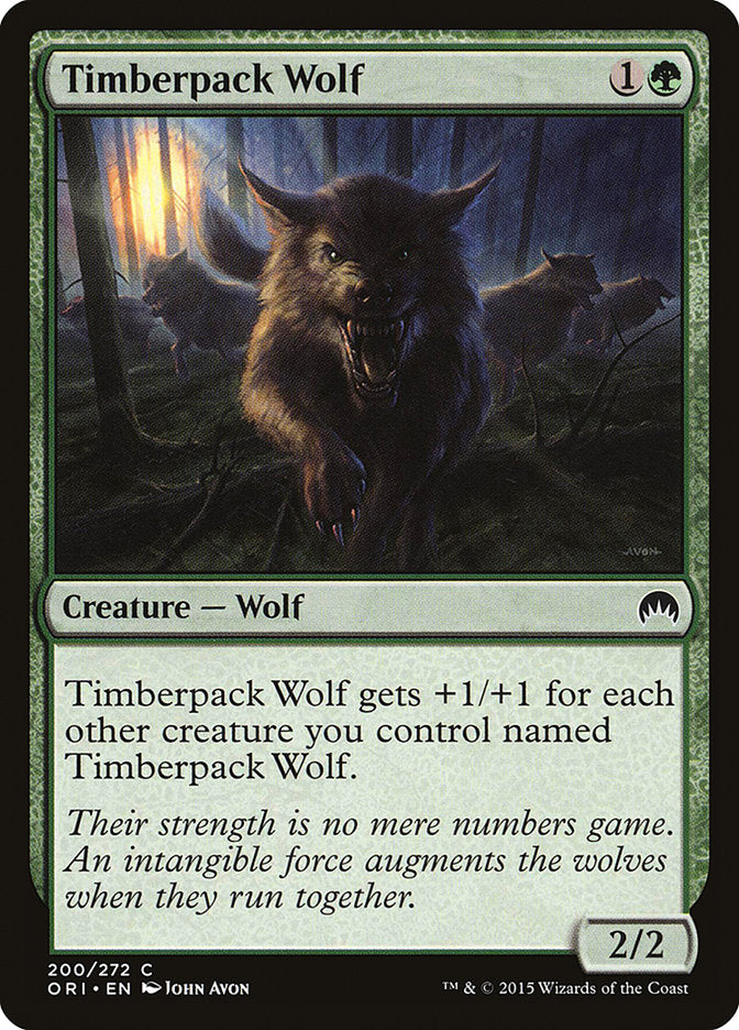 Timberpack Wolf [Magic Origins] | PLUS EV GAMES 