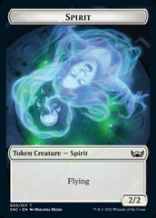 Devil // Spirit Double-sided Token [Streets of New Capenna Tokens] | PLUS EV GAMES 