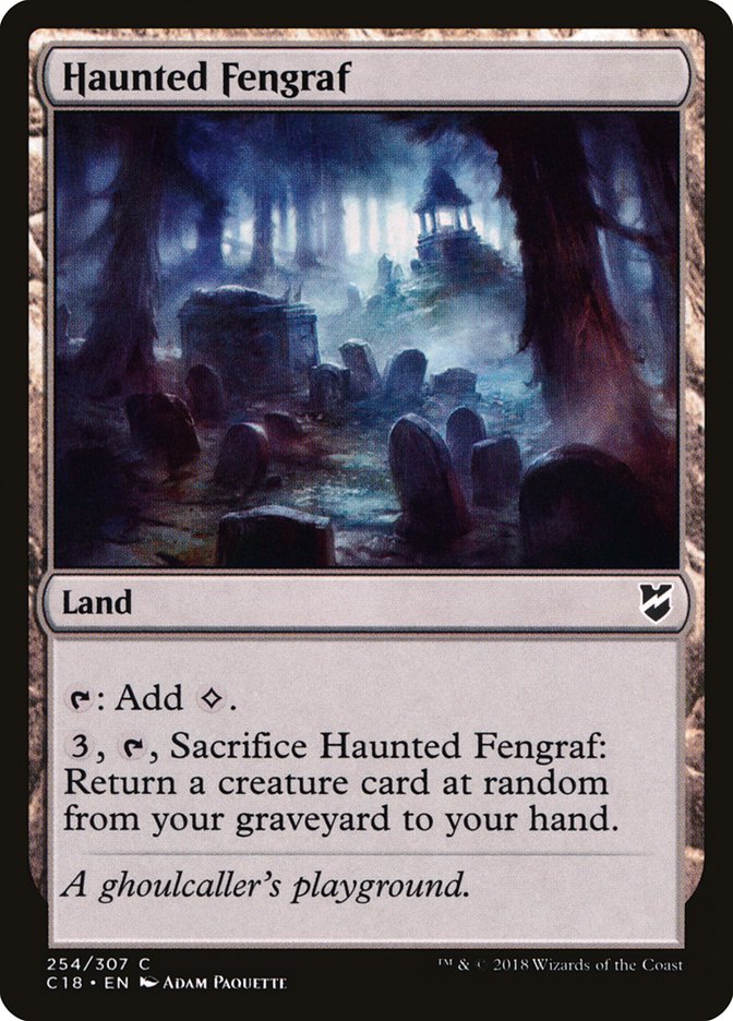 Haunted Fengraf [Commander 2018] | PLUS EV GAMES 