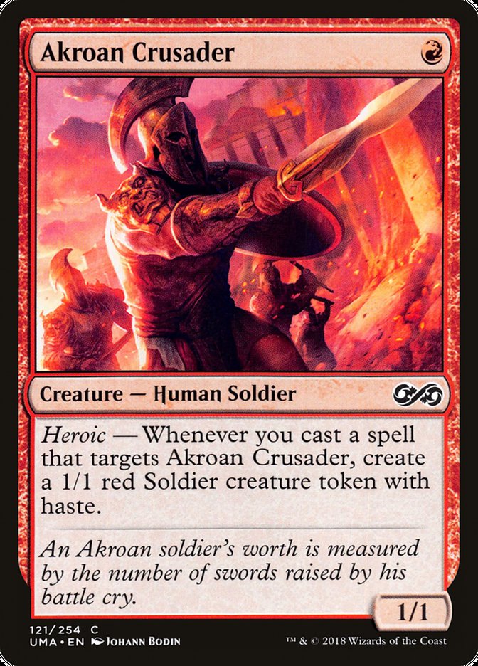 Akroan Crusader [Ultimate Masters] | PLUS EV GAMES 