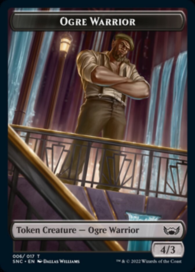 Ogre Warrior // Angel Double-sided Token [Streets of New Capenna Tokens] | PLUS EV GAMES 