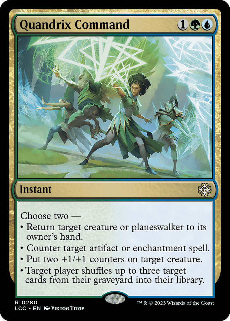 Quandrix Command [The Lost Caverns of Ixalan Commander] | PLUS EV GAMES 