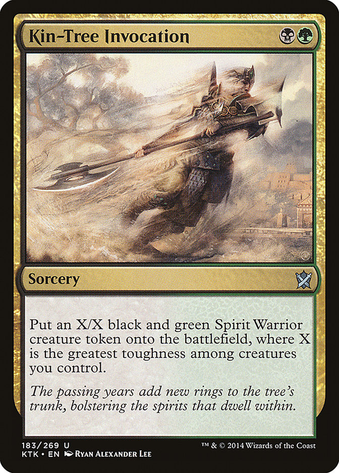 Kin-Tree Invocation [Khans of Tarkir] | PLUS EV GAMES 