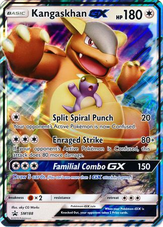 Kangaskhan GX (SM188) (Jumbo Card) [Sun & Moon: Black Star Promos] | PLUS EV GAMES 