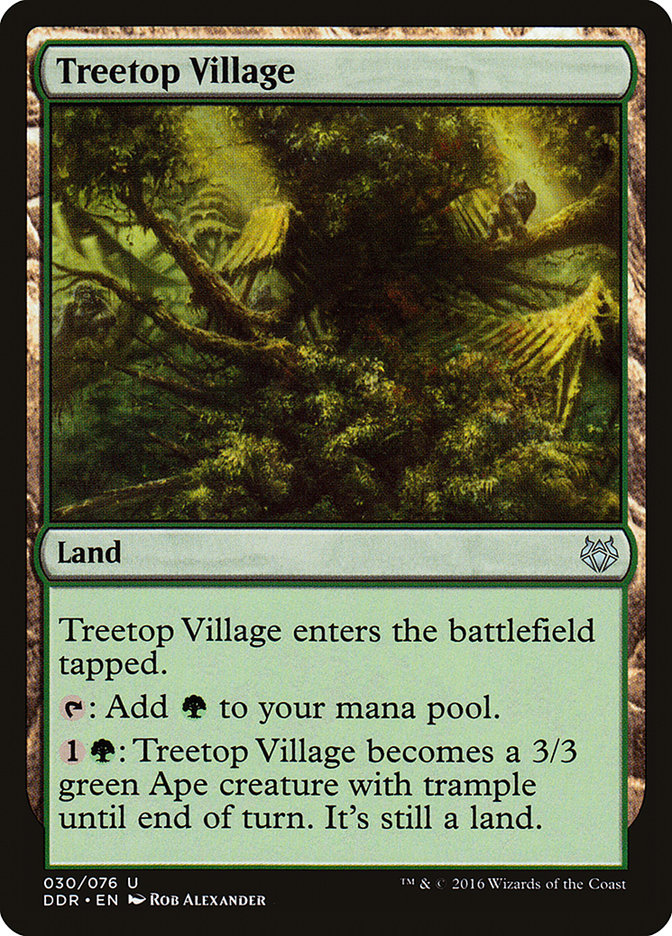 Treetop Village [Duel Decks: Nissa vs. Ob Nixilis] | PLUS EV GAMES 