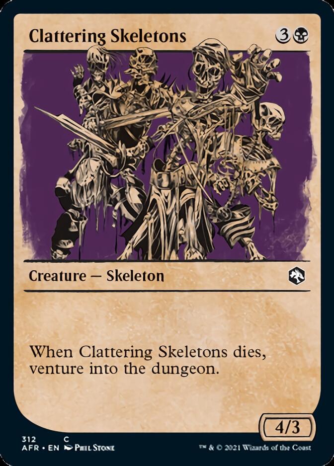 Clattering Skeletons (Showcase) [Dungeons & Dragons: Adventures in the Forgotten Realms] | PLUS EV GAMES 