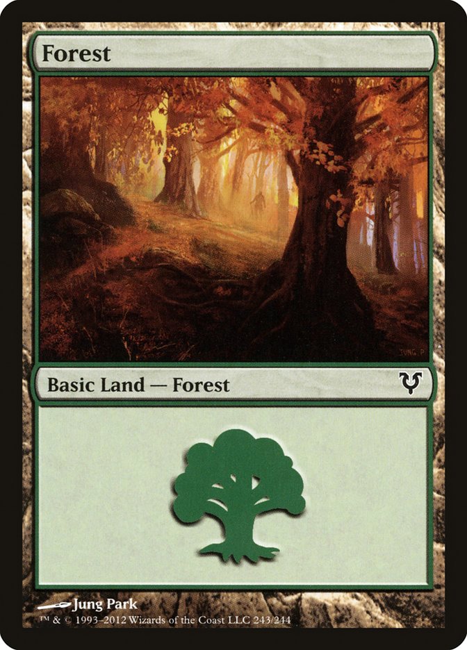 Forest (243) [Avacyn Restored] | PLUS EV GAMES 