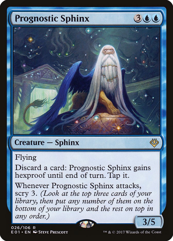 Prognostic Sphinx [Archenemy: Nicol Bolas] | PLUS EV GAMES 