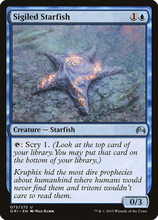 Sigiled Starfish [Magic Origins] | PLUS EV GAMES 