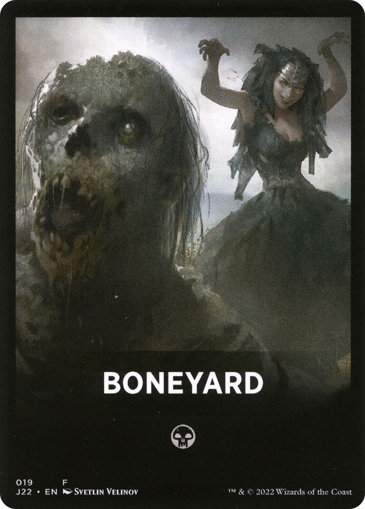 Boneyard Theme Card [Jumpstart 2022 Front Cards] | PLUS EV GAMES 