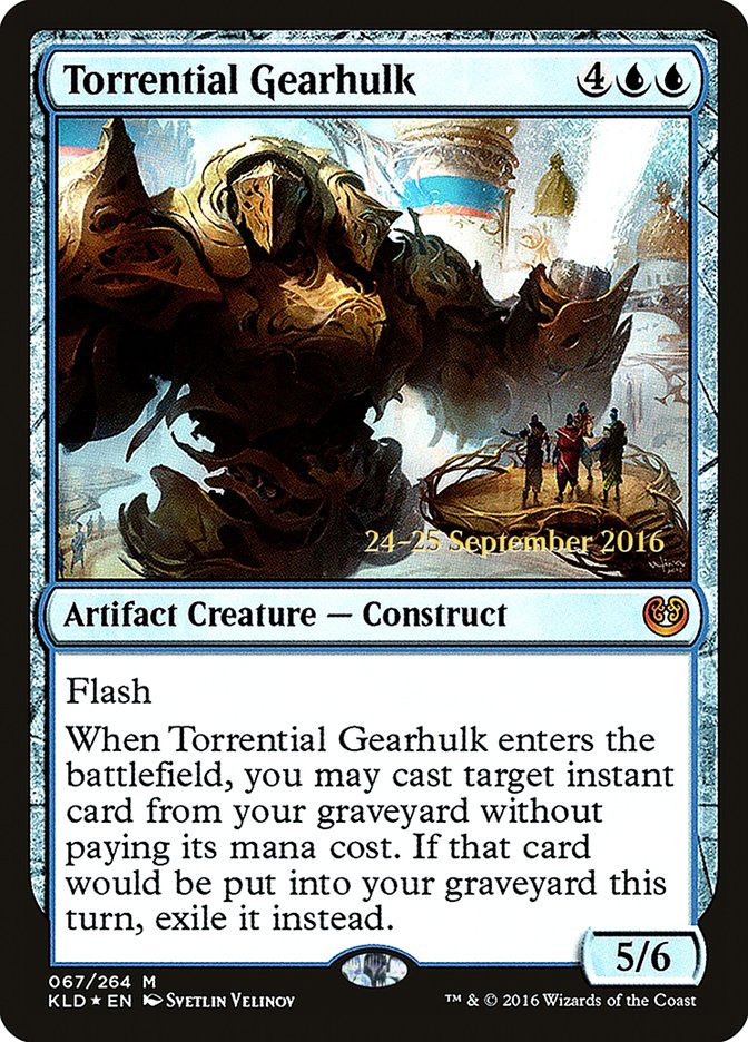 Torrential Gearhulk  [Kaladesh Prerelease Promos] | PLUS EV GAMES 