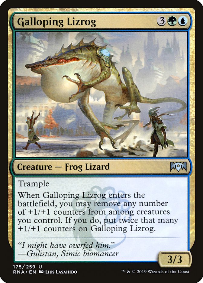 Galloping Lizrog [Ravnica Allegiance] | PLUS EV GAMES 