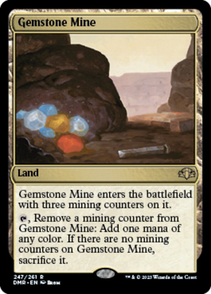 Gemstone Mine [Dominaria Remastered] | PLUS EV GAMES 