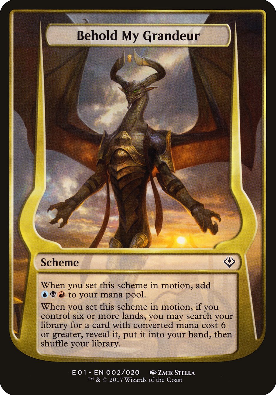 Behold My Grandeur (Schemes) [Archenemy: Nicol Bolas Schemes] | PLUS EV GAMES 