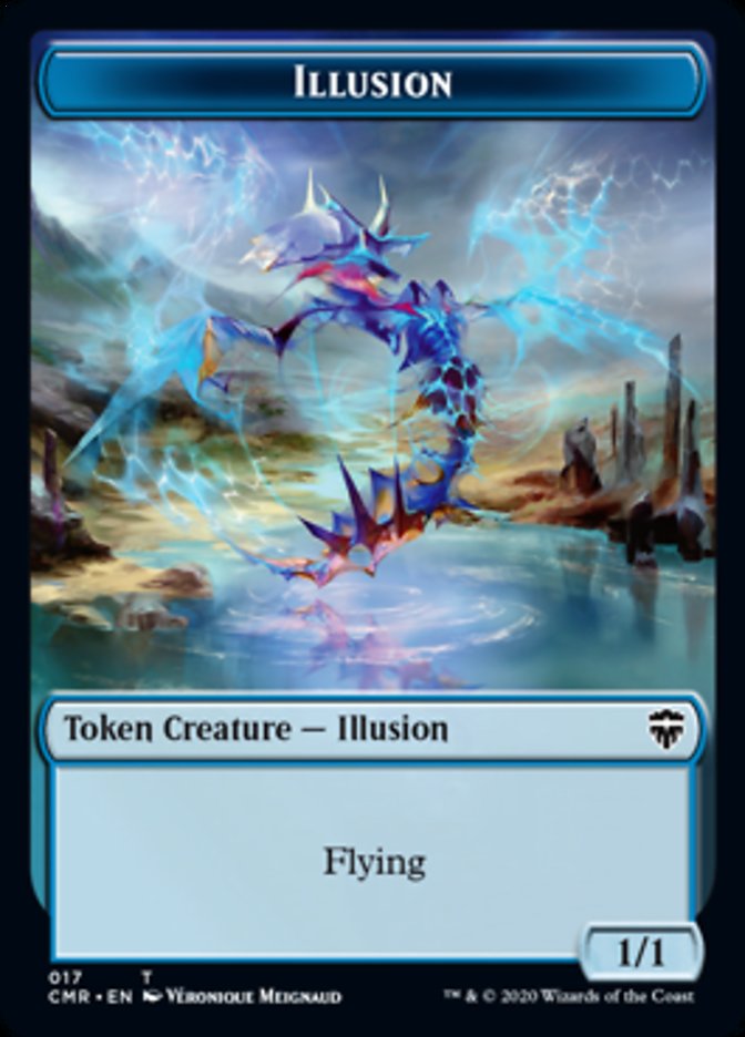 Illusion // Plant Token [Commander Legends Tokens] | PLUS EV GAMES 