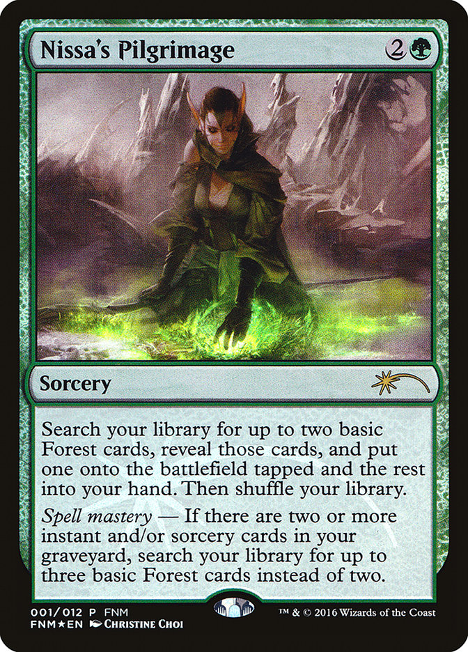 Nissa's Pilgrimage [Friday Night Magic 2016] | PLUS EV GAMES 