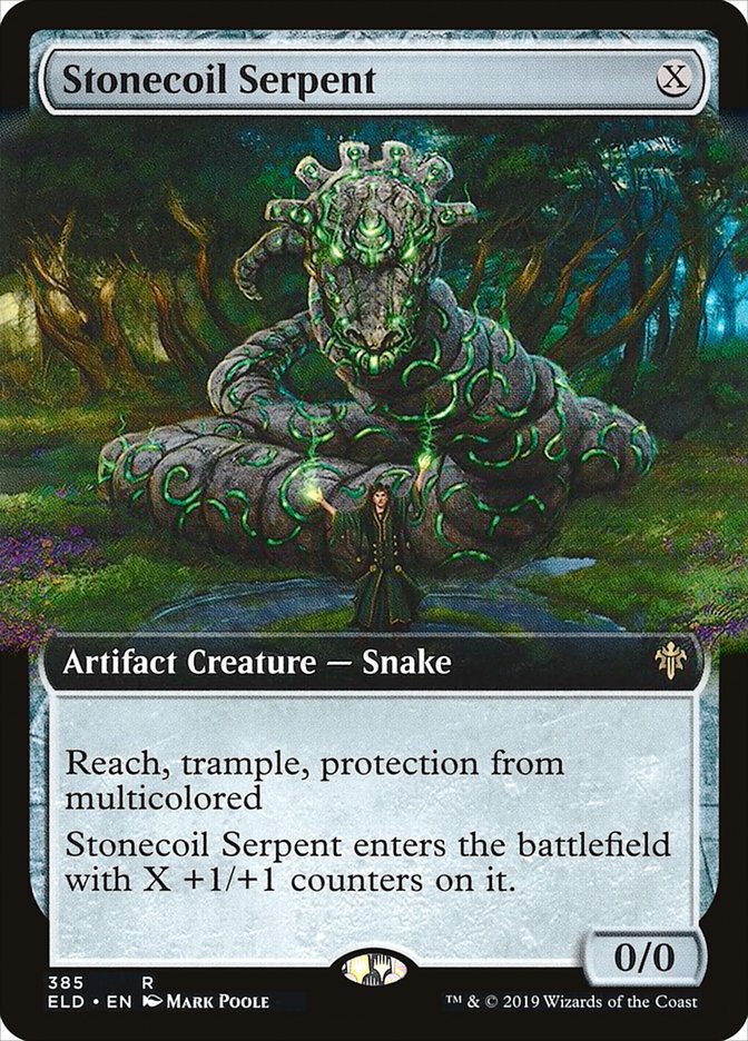 Stonecoil Serpent (Extended) [Throne of Eldraine] | PLUS EV GAMES 