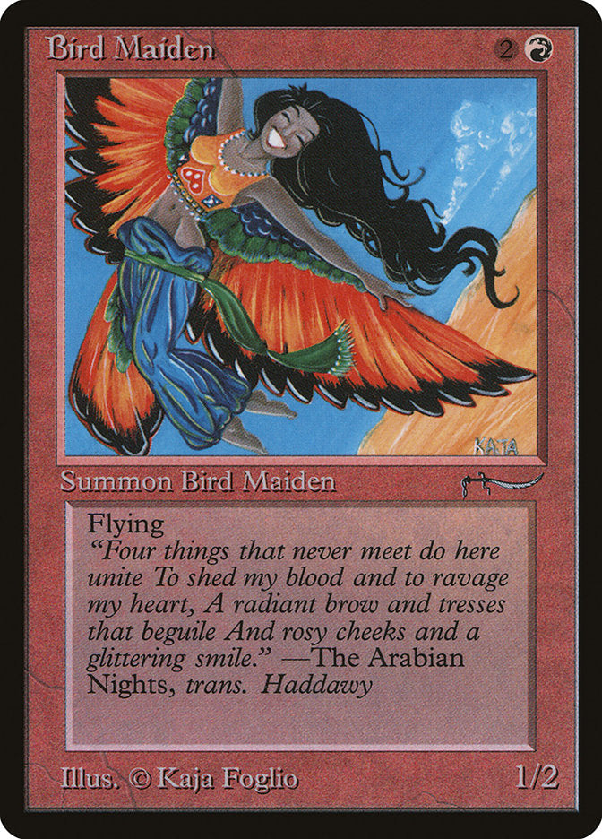 Bird Maiden (Dark Mana Cost) [Arabian Nights] | PLUS EV GAMES 