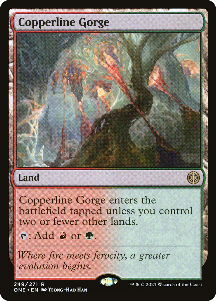 Copperline Gorge [Phyrexia: All Will Be One] | PLUS EV GAMES 