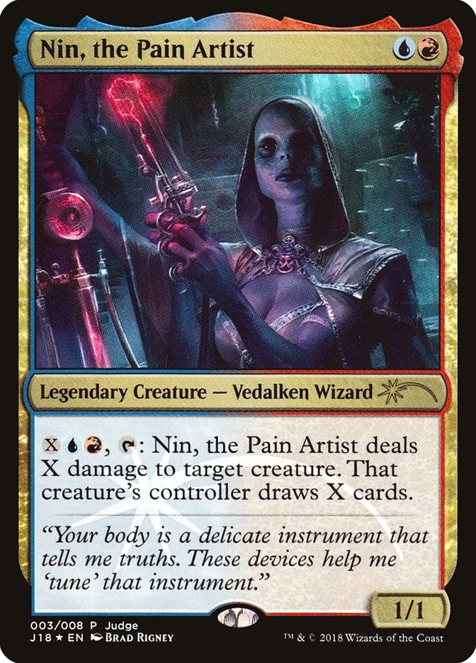 Nin, the Pain Artist [Judge Gift Cards 2018] | PLUS EV GAMES 