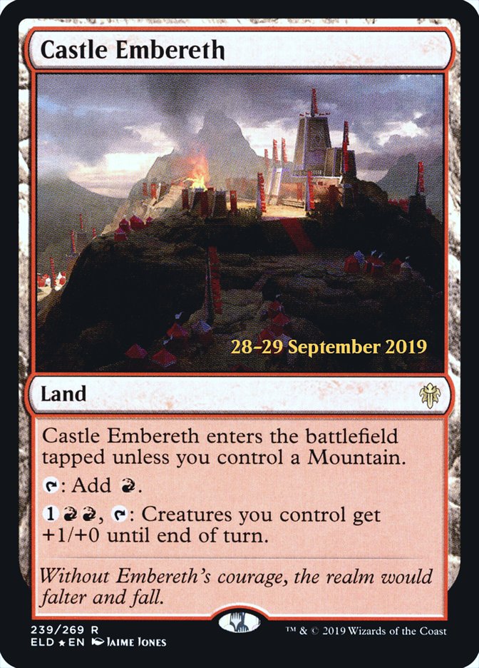 Castle Embereth  [Throne of Eldraine Prerelease Promos] | PLUS EV GAMES 