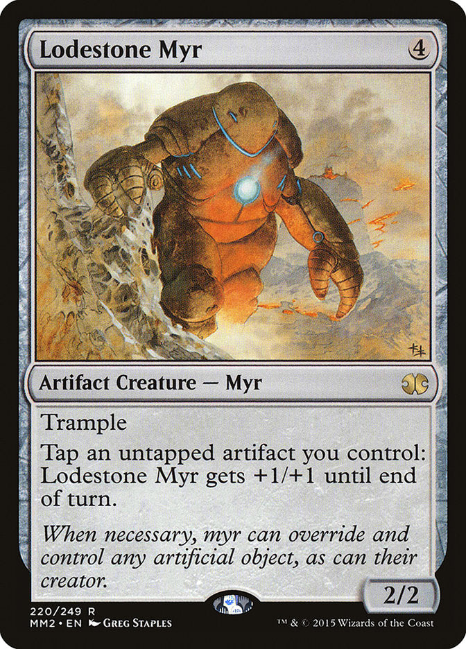 Lodestone Myr [Modern Masters 2015] | PLUS EV GAMES 