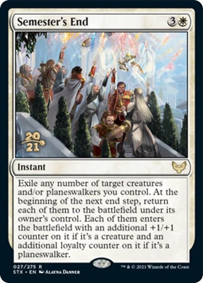Semester's End [Strixhaven: School of Mages Prerelease Promos] | PLUS EV GAMES 