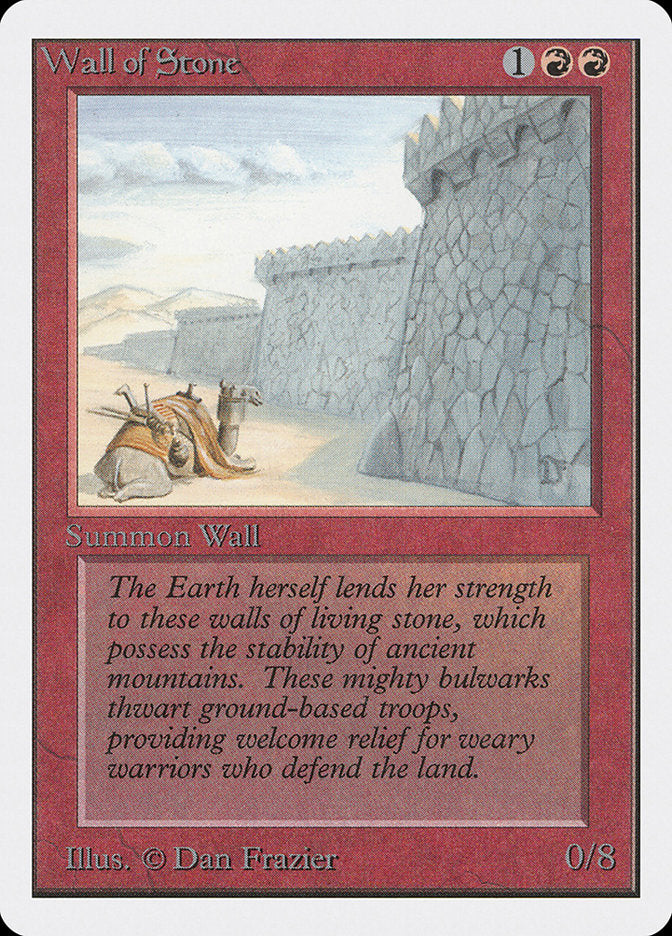 Wall of Stone [Unlimited Edition] | PLUS EV GAMES 