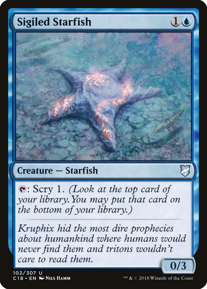 Sigiled Starfish [Commander 2018] | PLUS EV GAMES 