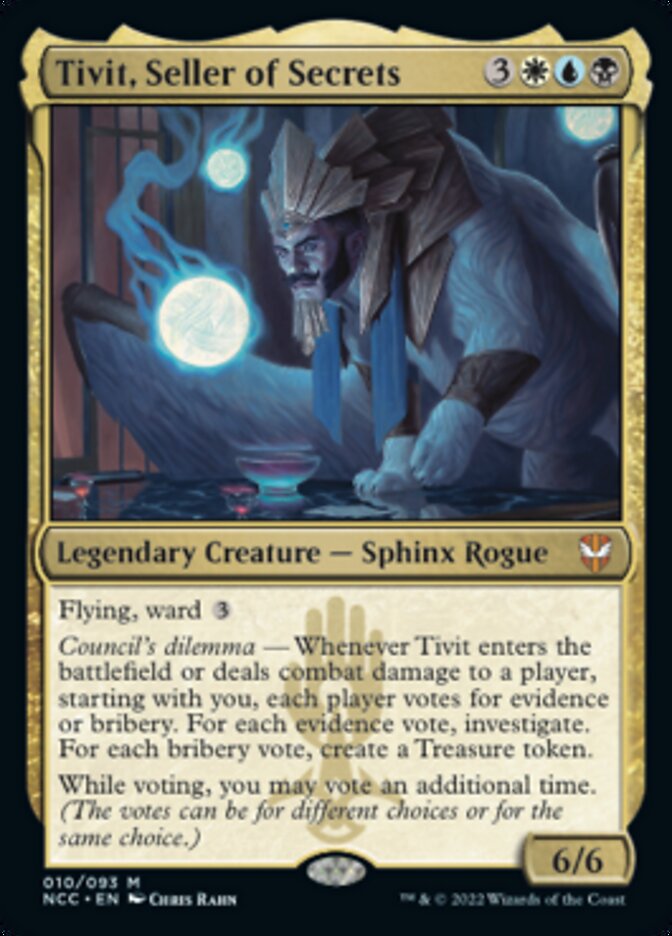 Tivit, Seller of Secrets [Streets of New Capenna Commander] | PLUS EV GAMES 