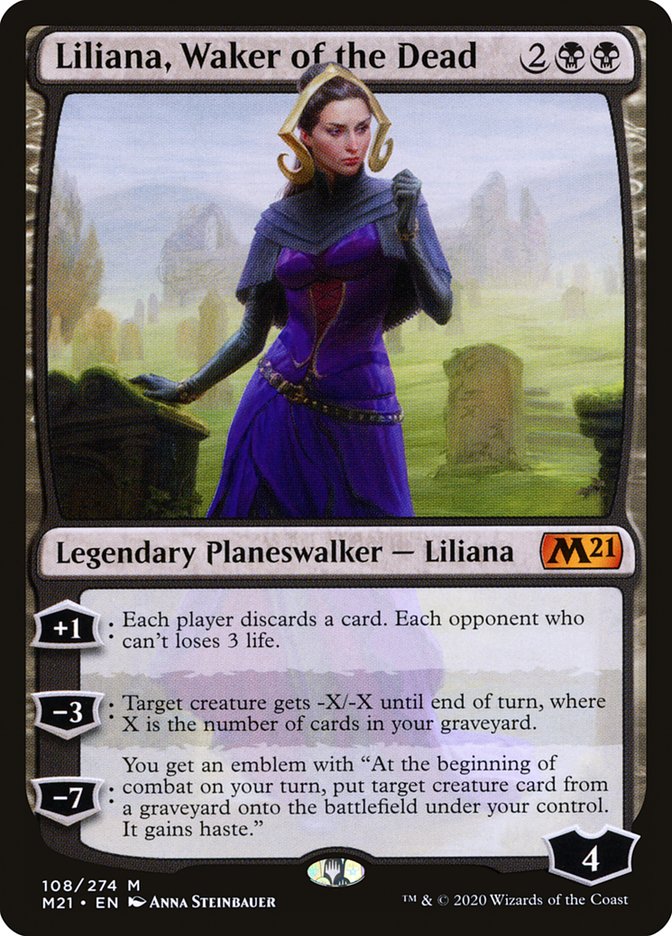 Liliana, Waker of the Dead [Core Set 2021] | PLUS EV GAMES 